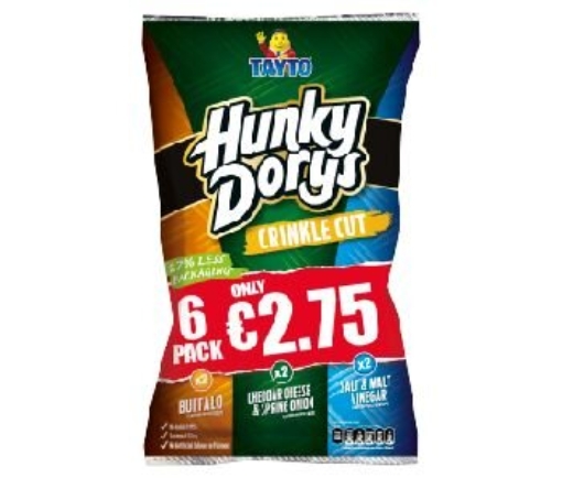Picture of TAYTO HUNKY DORY ASSORTED 6PK x 16 €2.75