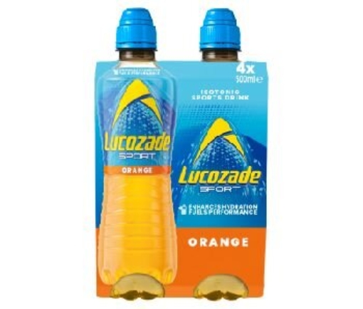 Picture of LUCOZADE SPORT ORANGE 500ML 4PK x 6 €5.50 DRS