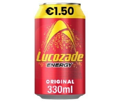 Picture of LUCOZADE CAN 330ML X 24 €1.50 DRS