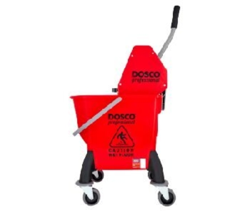 Picture of DOSCO KENTUCKY MOP BUCKET & WRINGER RED 26LT