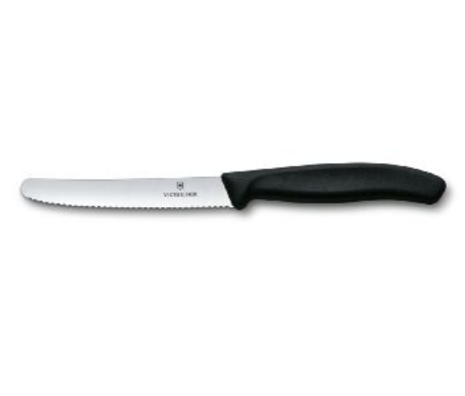 Picture of VICTORINOX CLASSIC TOMATO KNIFE 4" 11CM BLACK