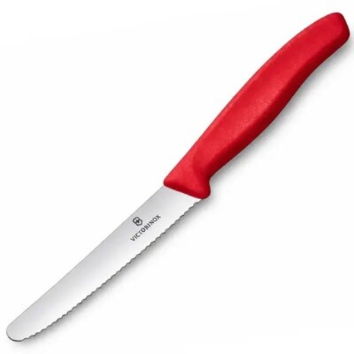 Picture of VICTORINOX CLASSIC TOMATO KNIFE 4" 11CM RED
