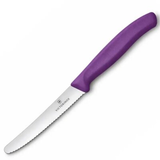 Picture of VICTORINOX CLASSIC TOMATO KNIFE 4" 11CM PURPLE