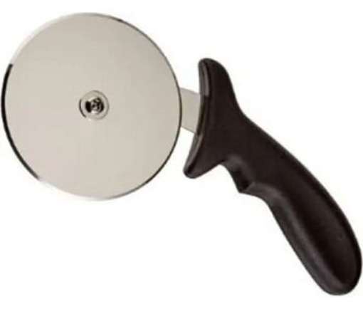 Picture of PIZZA WHEEL CUTTER BLACK 4" DIAMETER